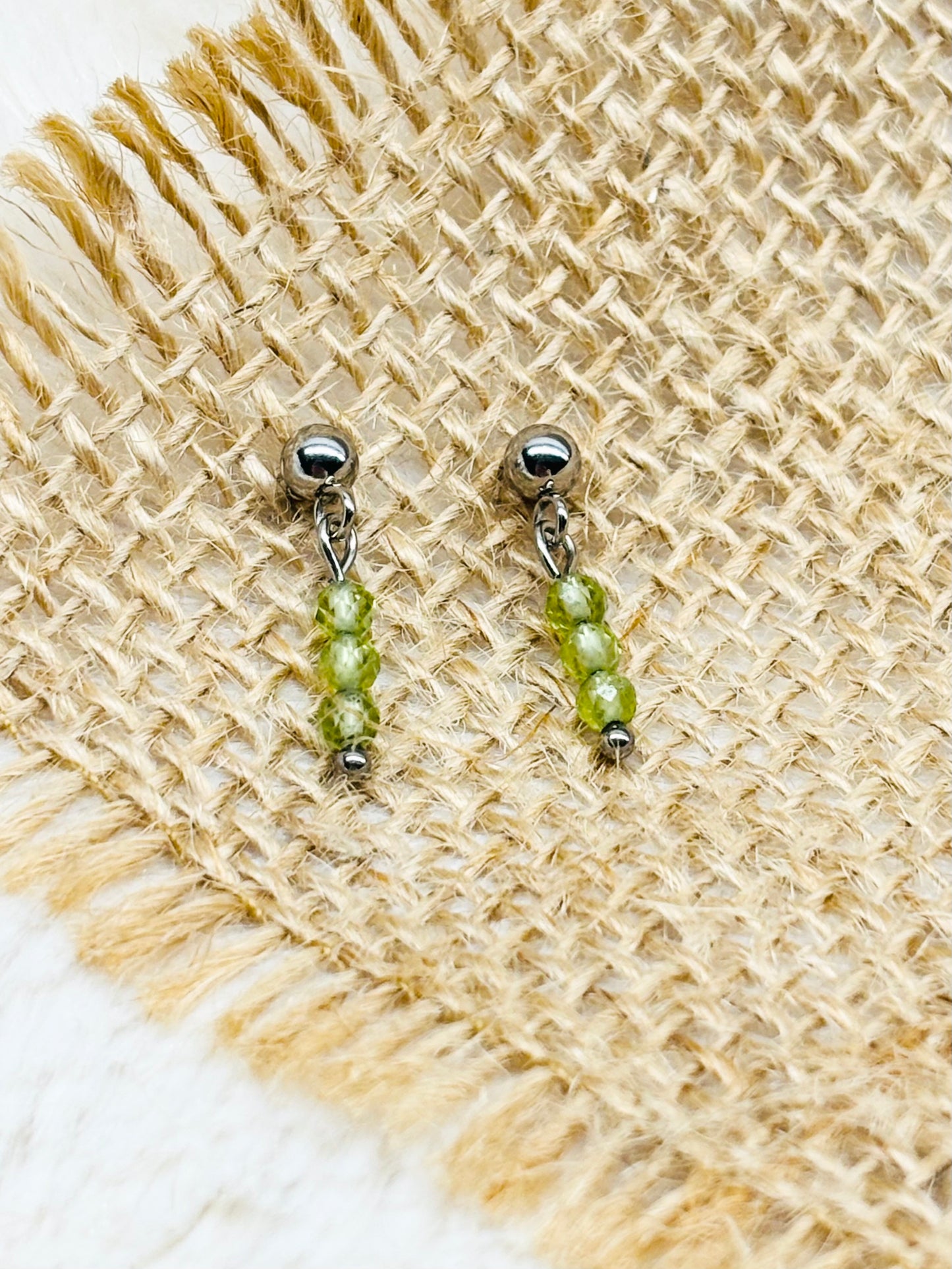 LALY Boucles d'oreille Péridot